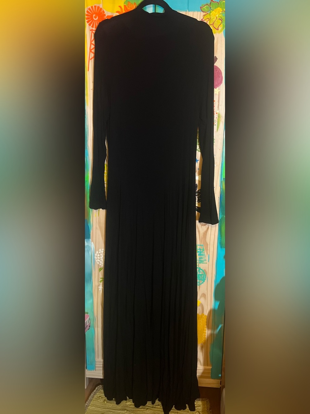 🖤 Free People Beach Black Ankle-Length Dress | Size XL 🖤